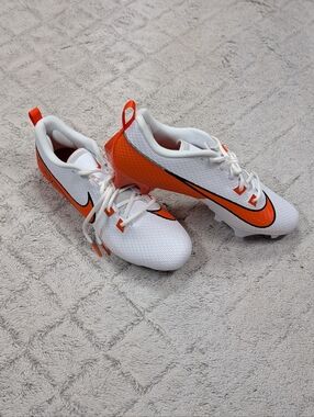 Nike Vapor Edge Speed 360 2 Football Cleats White Orange Mens 13 FQ4045-100 NEW